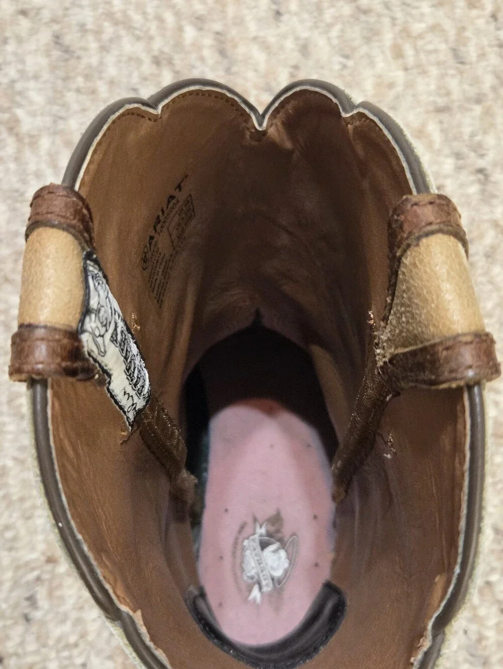 Women's Ariat Fatbaby Boots Size 9B - Picture 12 of 16